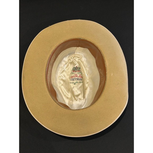 Vintage Royal Deluxe Stetson hat size 6 and 5/8 (XS) - Picture 8 of 12